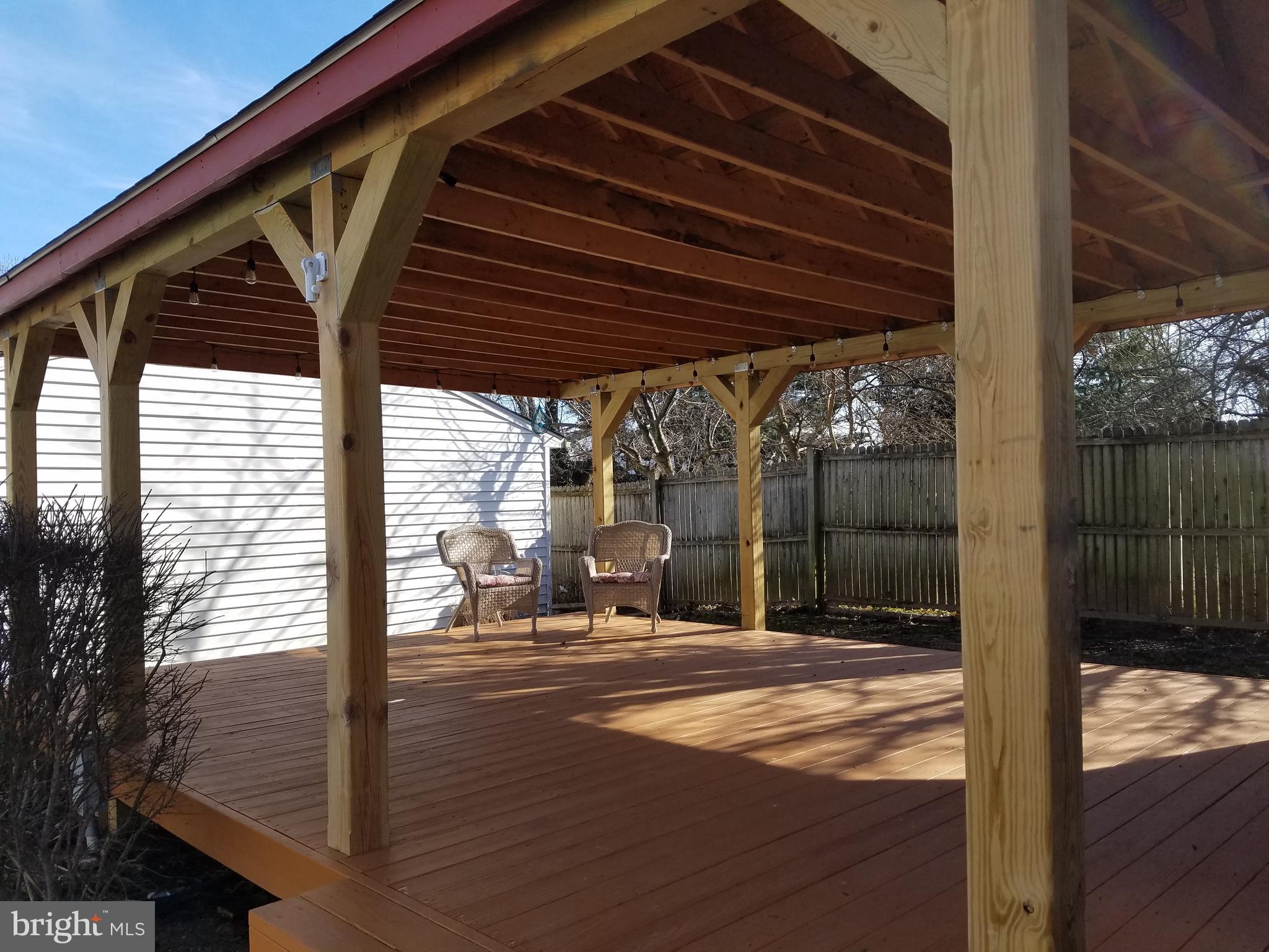 2803 East Joppa Road Baltimore, MD 21234 - Photo 15 of 22 LARGE DECK WITH EXTERIOR LIGHTING AND TV HOOK UP