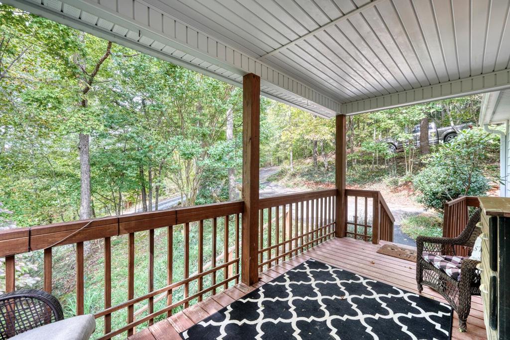 2532 Hunter Road Hiawassee, GA 30546 - Photo 32 of 54 a view of a porch with wooden floor