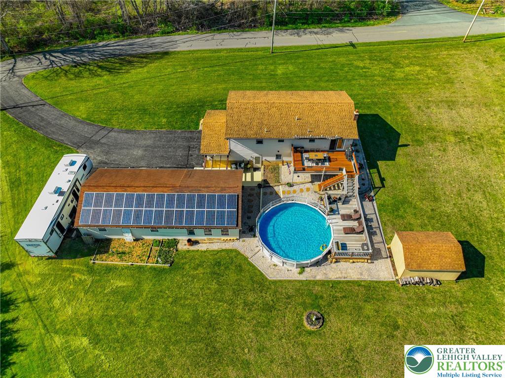 1040 Stagecoach Road West Lehighton, PA 18235 - Photo 72 of 78 Aerial view of home