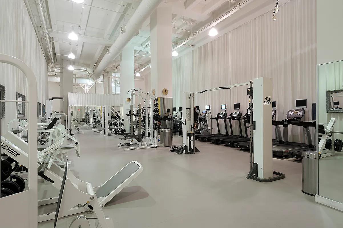 15 Broad Street, Unit 2828 Manhattan, NY 10005 - Photo 9 of 14 a view of a room with gym equipment
