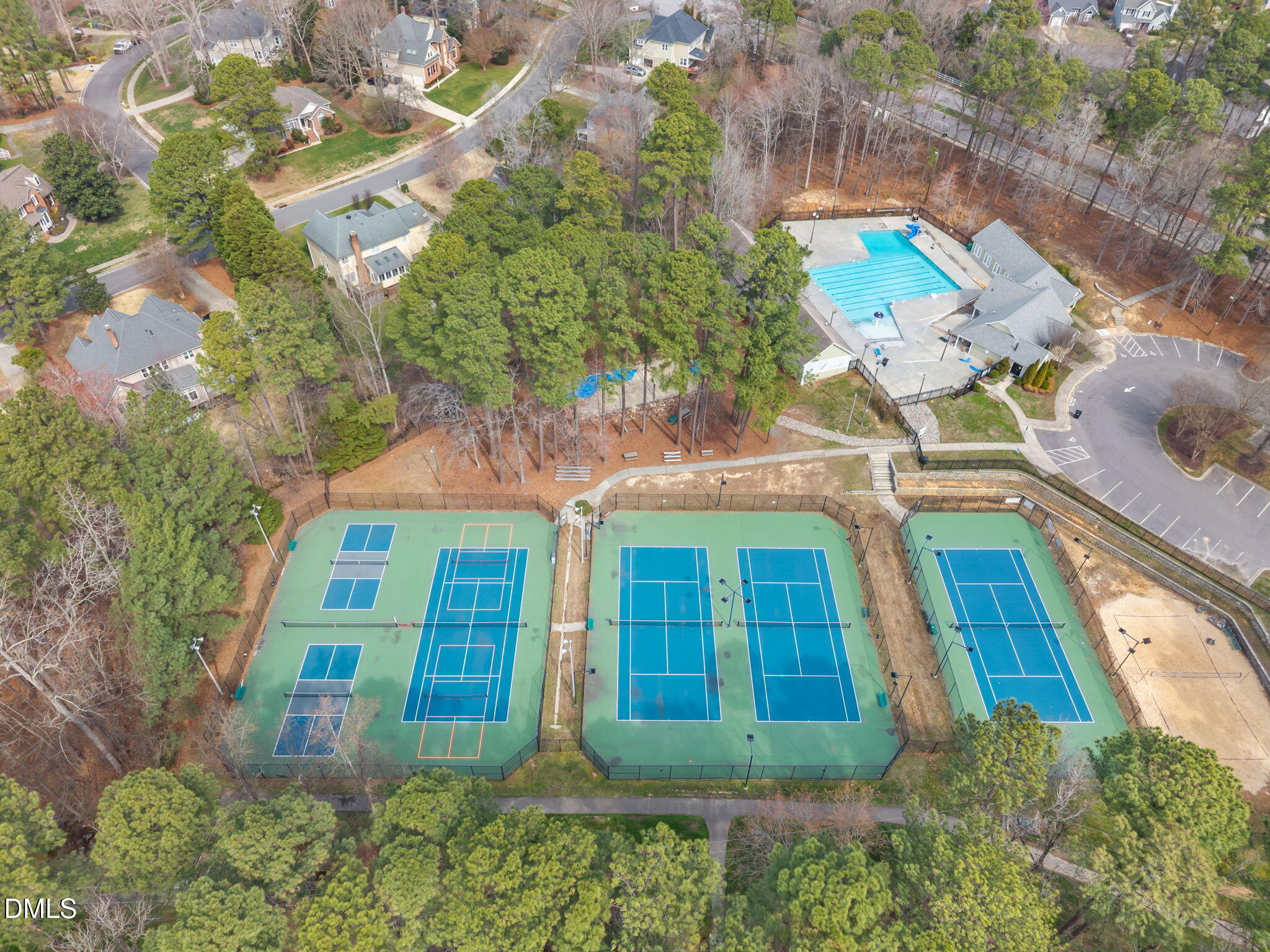 5512 Banwell Place Raleigh, NC 27613 - Photo 45 of 47 an aerial view of a house