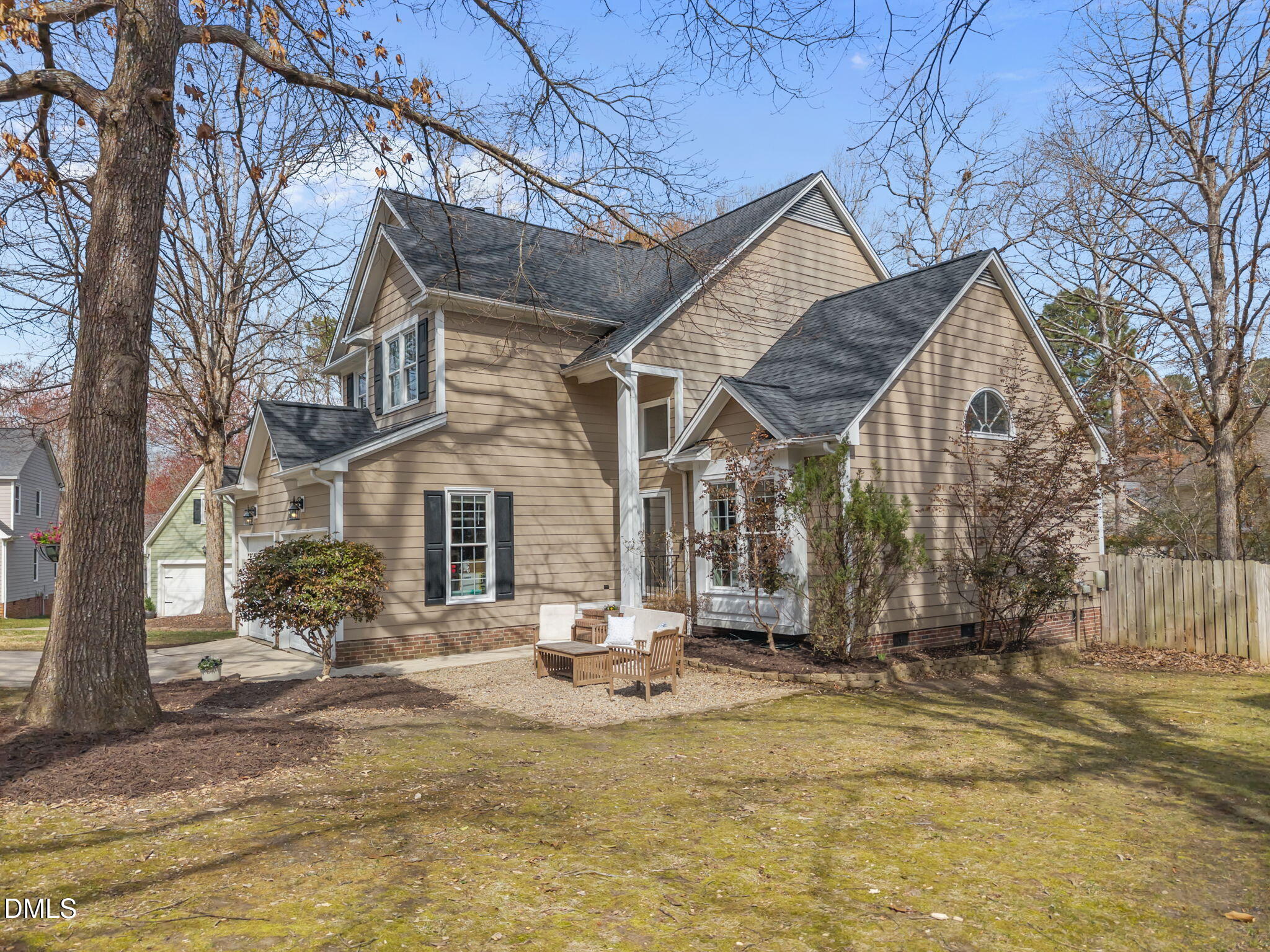 5512 Banwell Place Raleigh, NC 27613 - Photo 46 of 47 a view of a house with snow on the wall