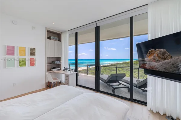 a view of a bathtub in a bathroom