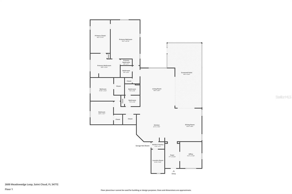 2600 Meadowedge Loop St. Cloud, FL 34772 - Photo 58 of 82 a picture of floor plan
