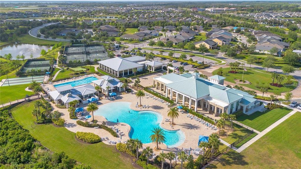 2600 Meadowedge Loop St. Cloud, FL 34772 - Photo 72 of 82 an aerial view of residential houses with outdoor space