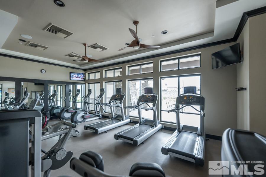 2305 Trakehner Lane Reno, NV 89521 - Photo 37 of 40 a view of a room with gym equipment