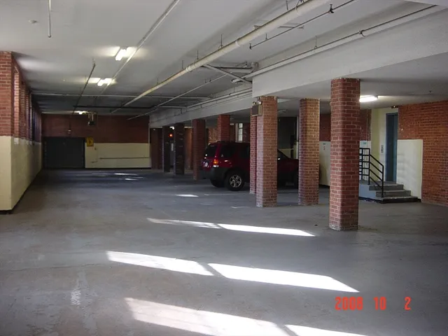 a view of a car garage