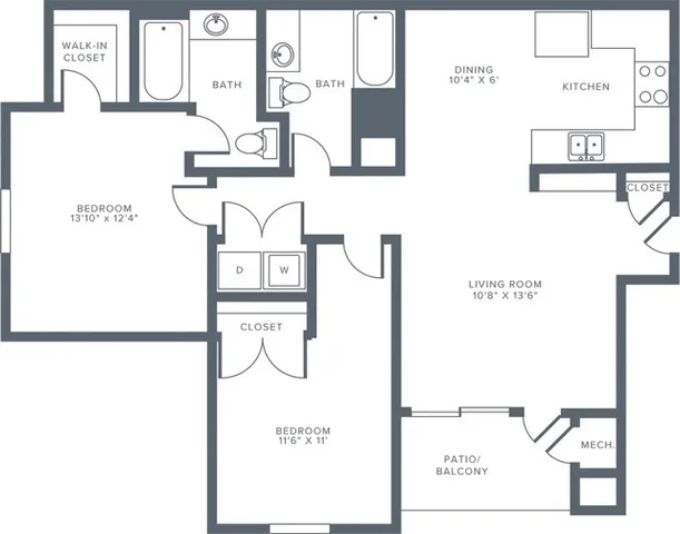 $1,680 | 8800 Highway 290, Unit B1C318, Austin, TX 78736