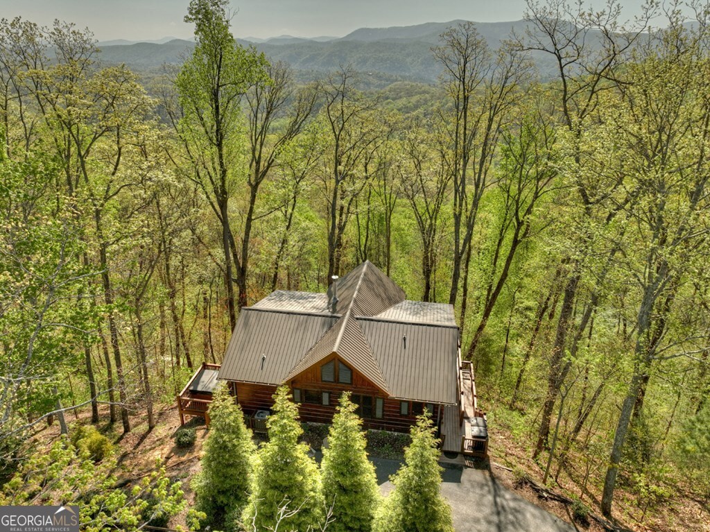 783 North Moreland Drive North Blue Ridge, GA 30513 - Photo 18 of 54 a view of a house with a yard and mountain