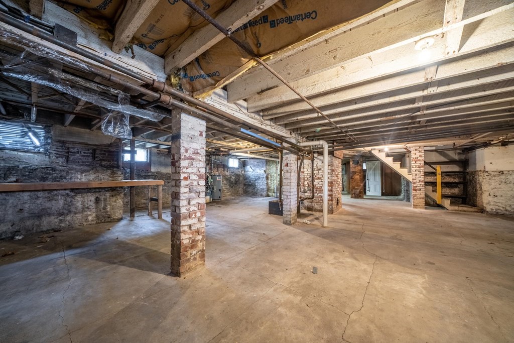 151 Lincoln Street Holyoke, MA 01040 - Photo 38 of 40 a view of water heater room with a garage