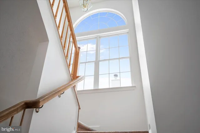 a white bath tub sitting in a bathroom