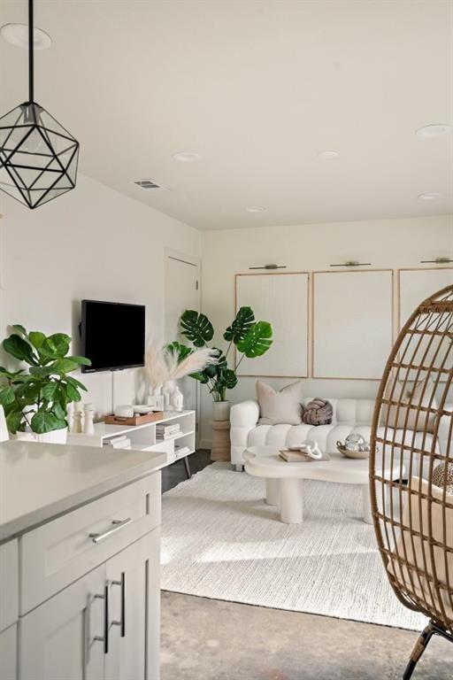 6003 Jain Lane, Unit A Austin, TX 78721 - Photo 10 of 15 a living room with furniture