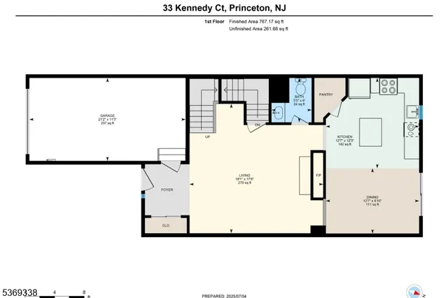 a picture of a floor plan