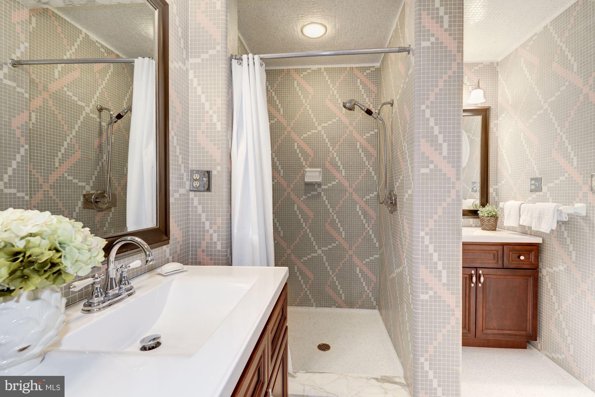 5938 Wilton Road Alexandria, VA 22310 - Photo 22 of 29 Custom Tiled Master Bath