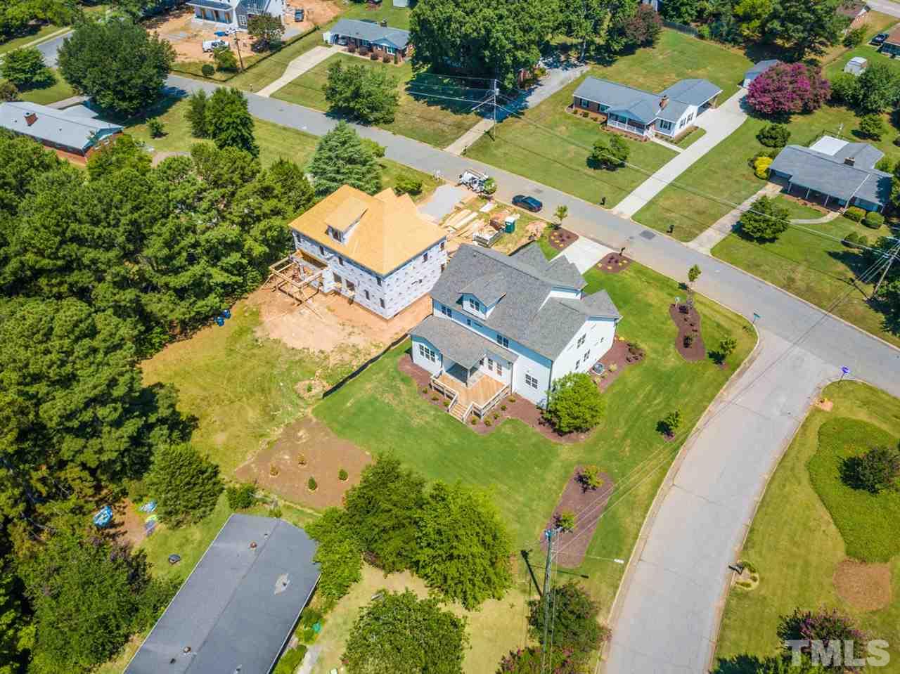 114 Reynolds Road Raleigh, NC 27609 - Photo 13 of 13 an aerial view of residential house with outdoor space and swimming pool