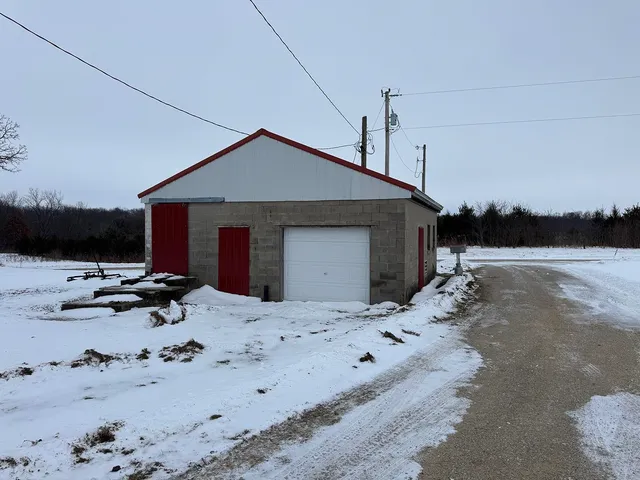 a front view of a house with swimming pool