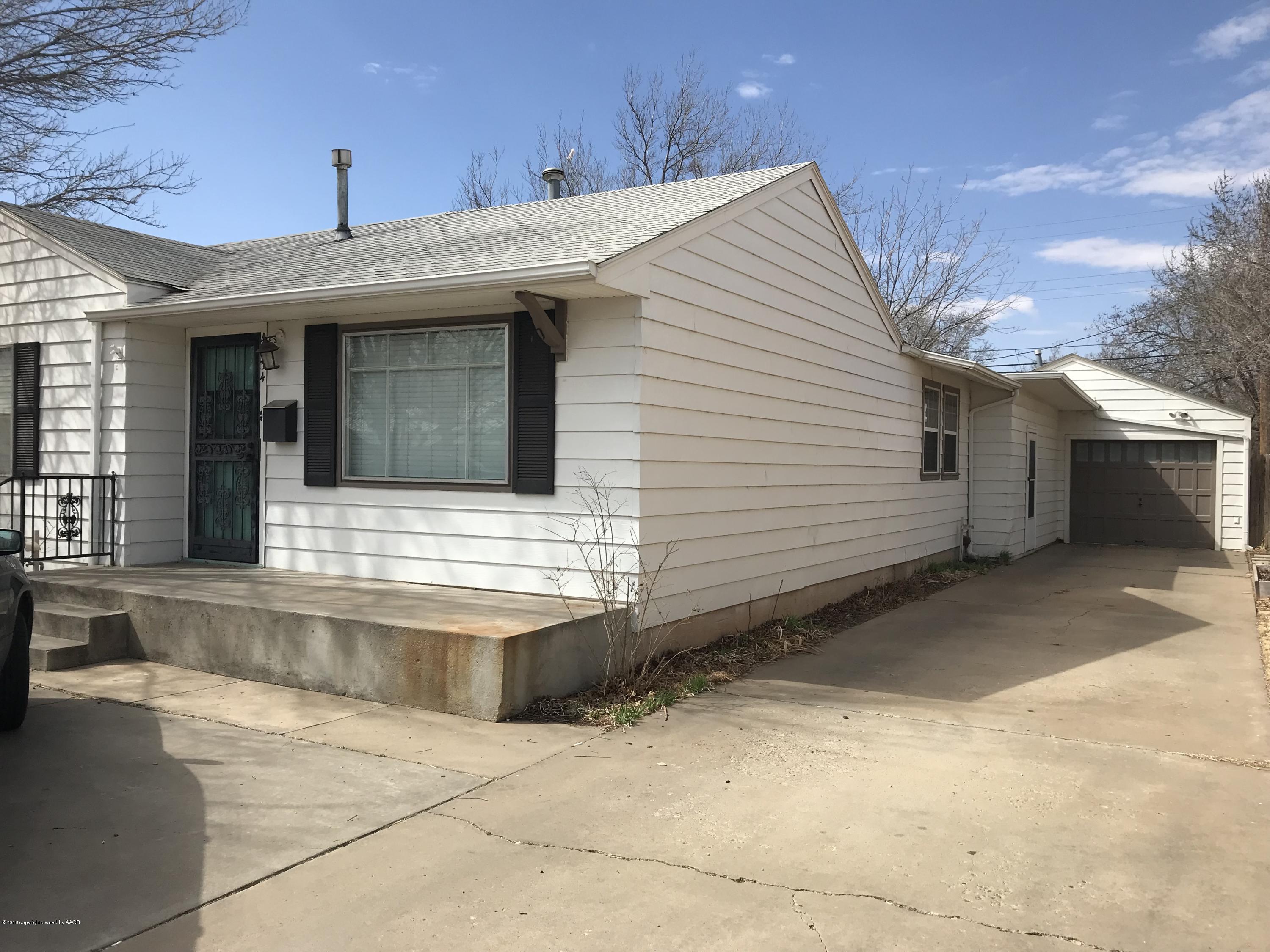 4634 Crockett Street Amarillo, TX 79110 - Photo 2 of 23 FRONT-SIDE