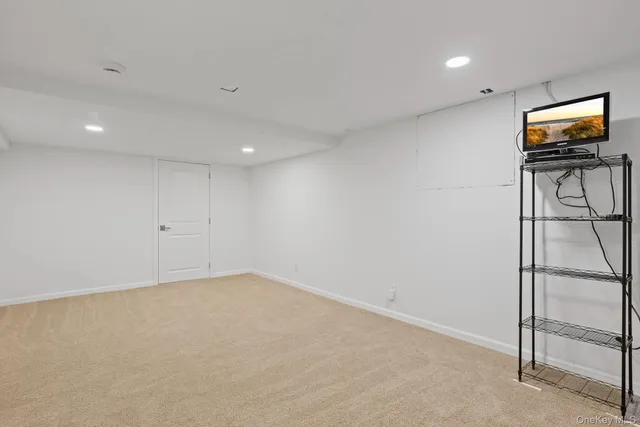 a room with furniture