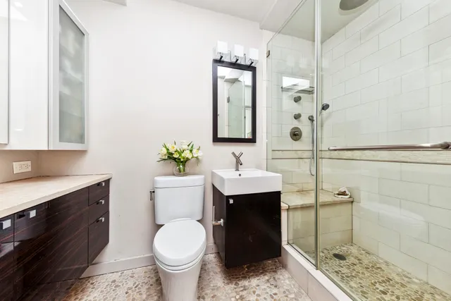 a view of a balcony with lake view and mountain view
