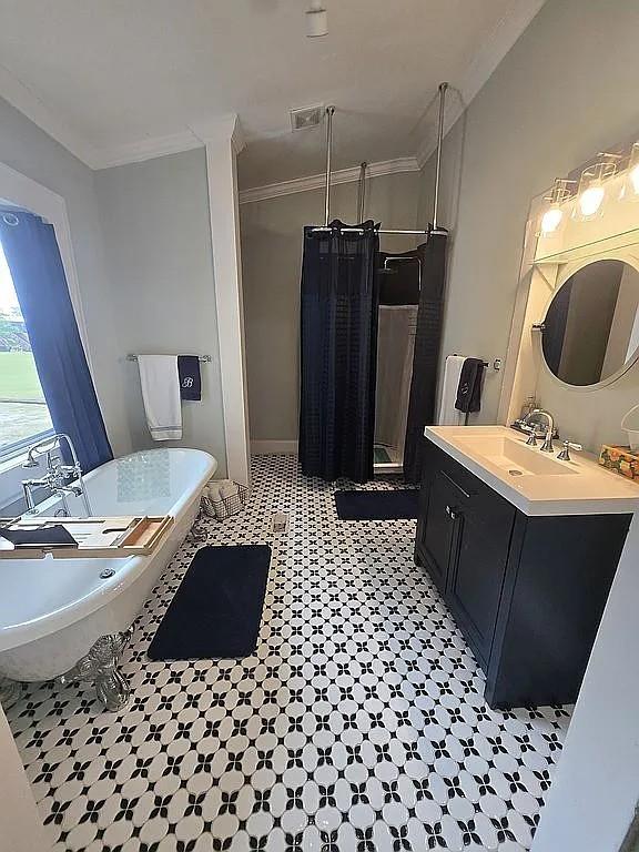 151 South Jackson Street Hartwell, GA 30643 - Photo 12 of 17 a bathroom with a sink a mirror and shower