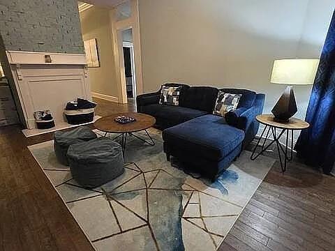 151 South Jackson Street Hartwell, GA 30643 - Photo 4 of 17 a living room with furniture and a flat screen tv