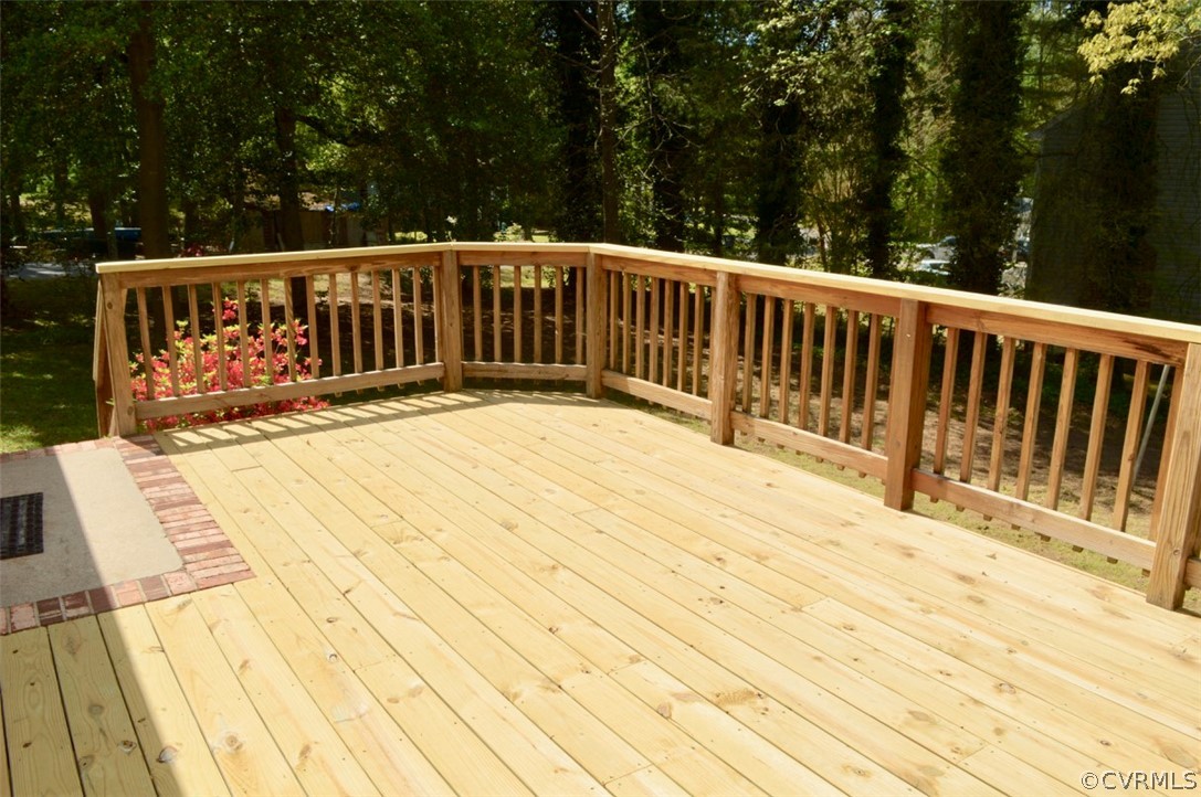 7442 Drexelbrook Road Chesterfield, VA 23832 - Photo 19 of 24 a view of wooden deck