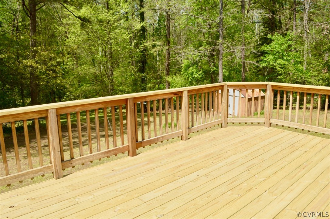 7442 Drexelbrook Road Chesterfield, VA 23832 - Photo 20 of 24 a view of a wooden deck