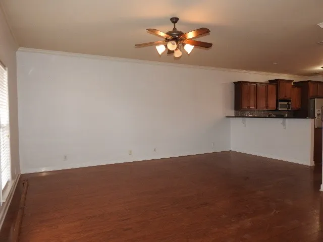 a view of a kitchen with a stove