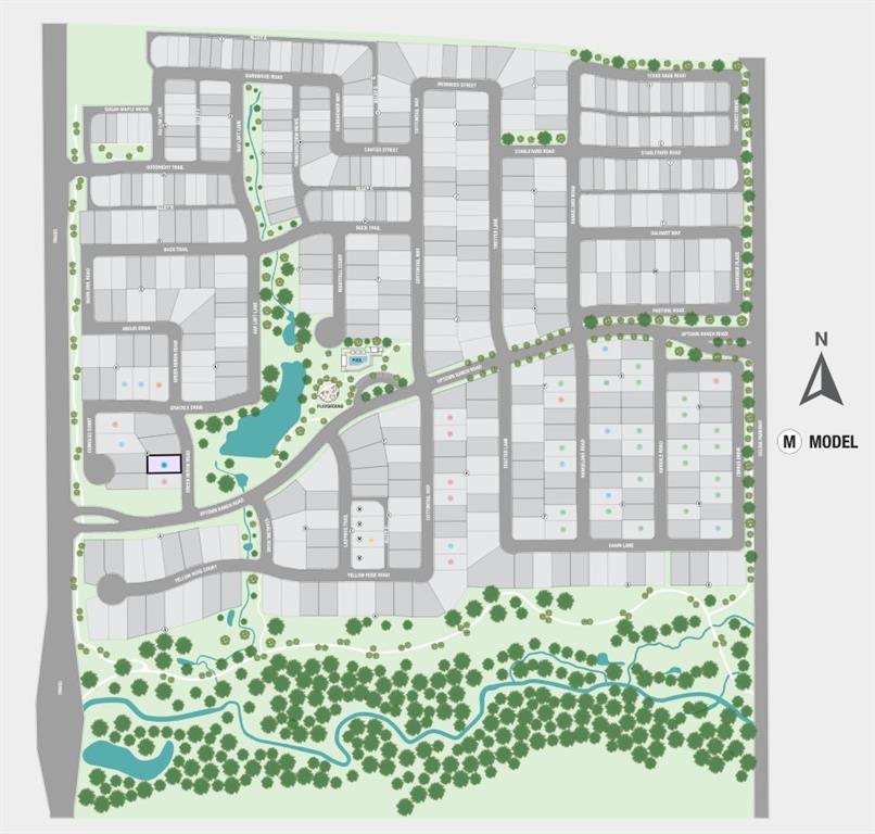 704 Green Heron Road Celina, TX 75009 - Photo 26 of 39 The Ranch at Uptown Celina Sitemap