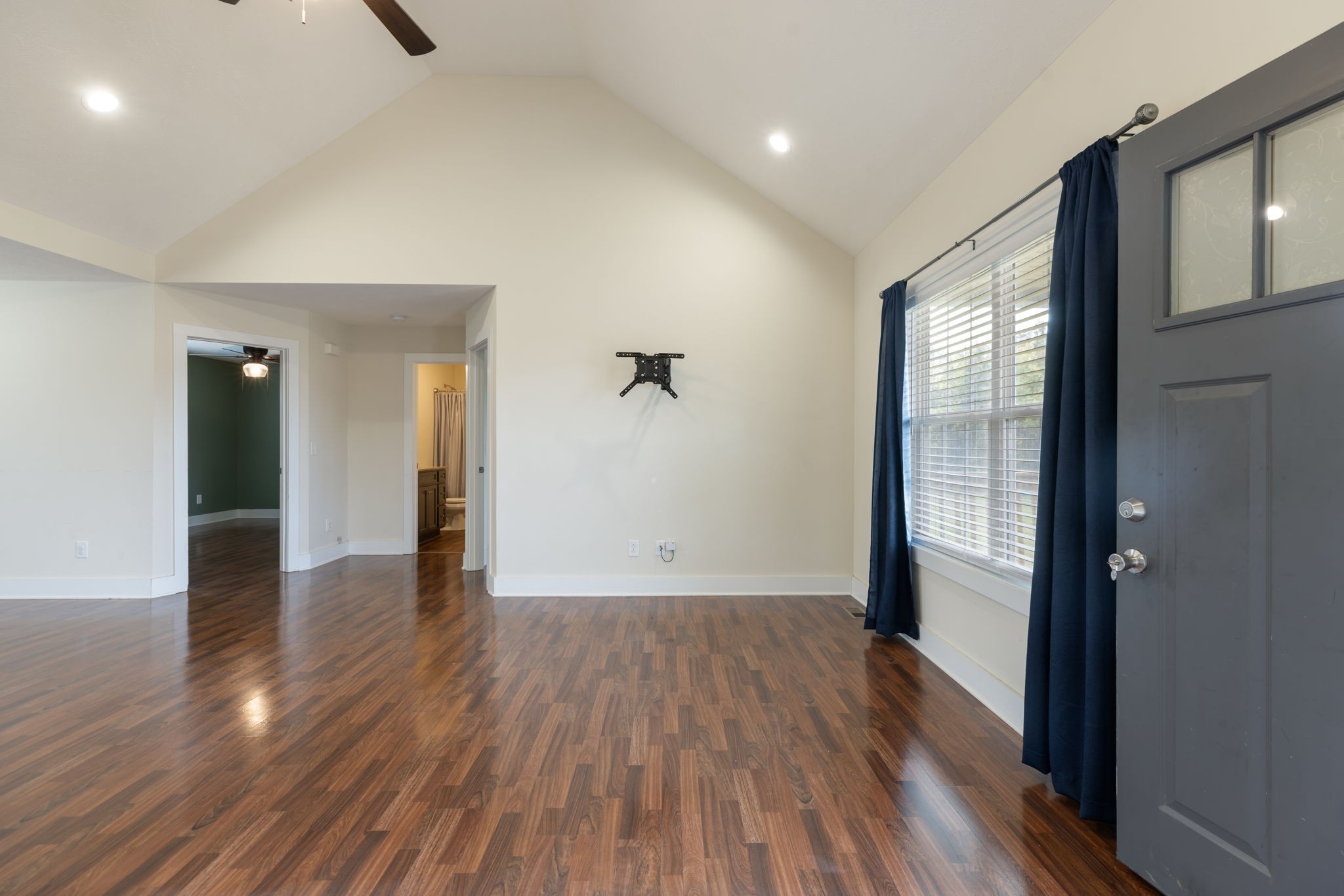 735 Belfast Farmington Road Lewisburg, TN 37091 - Photo 8 of 56 wooden floor in an empty room with a window
