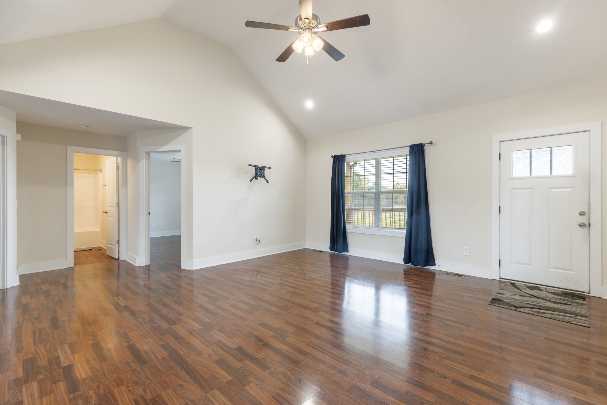 735 Belfast Farmington Road Lewisburg, TN 37091 - Photo 9 of 56 a view of an empty room with window and wooden floor