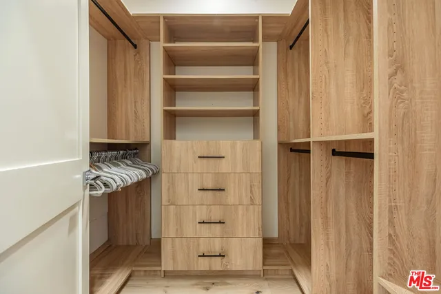 a view of walk in closet