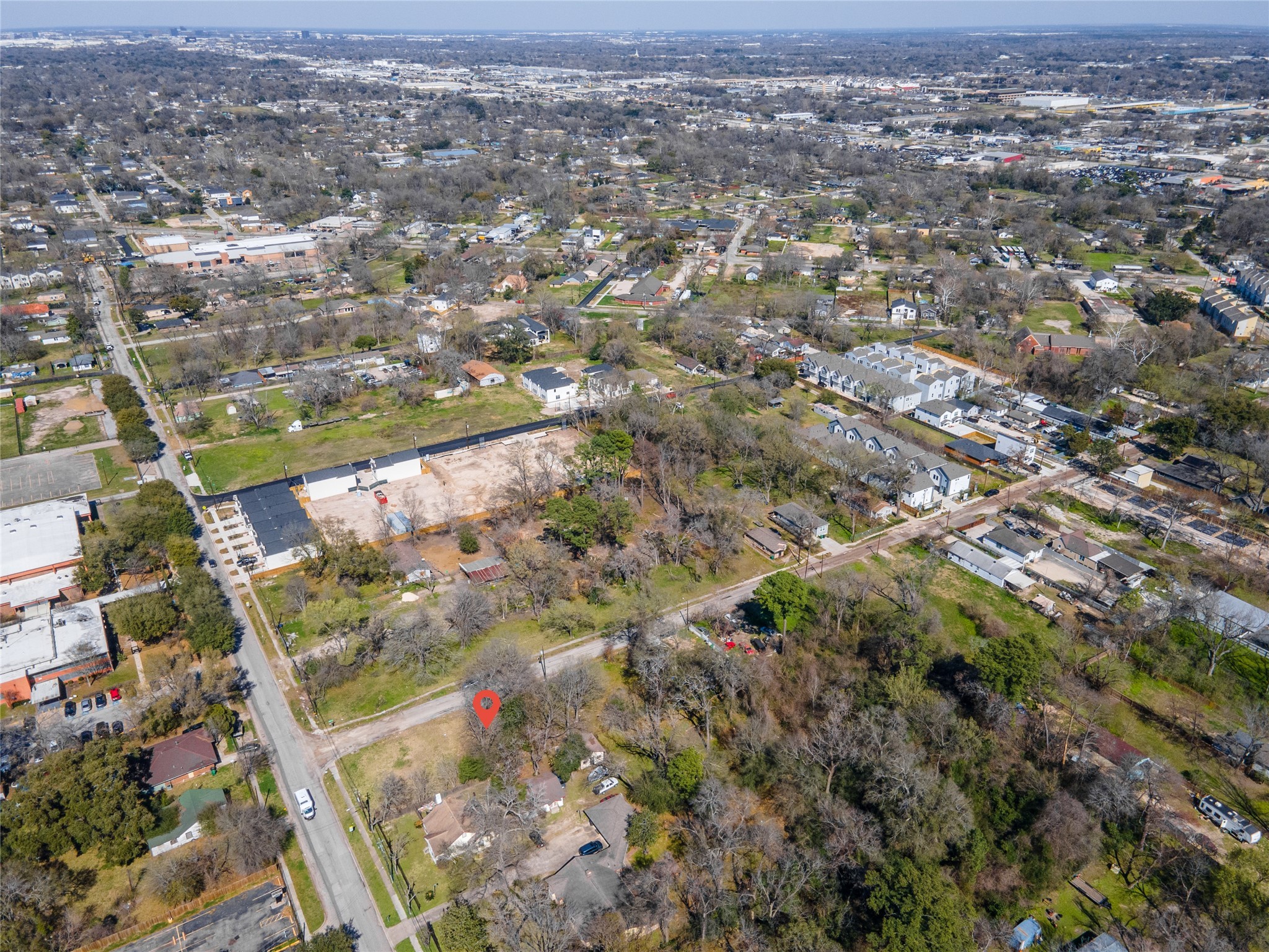5922 Knox Street Houston, TX 77091 - Photo 5 of 10 an aerial view of residential houses with outdoor space