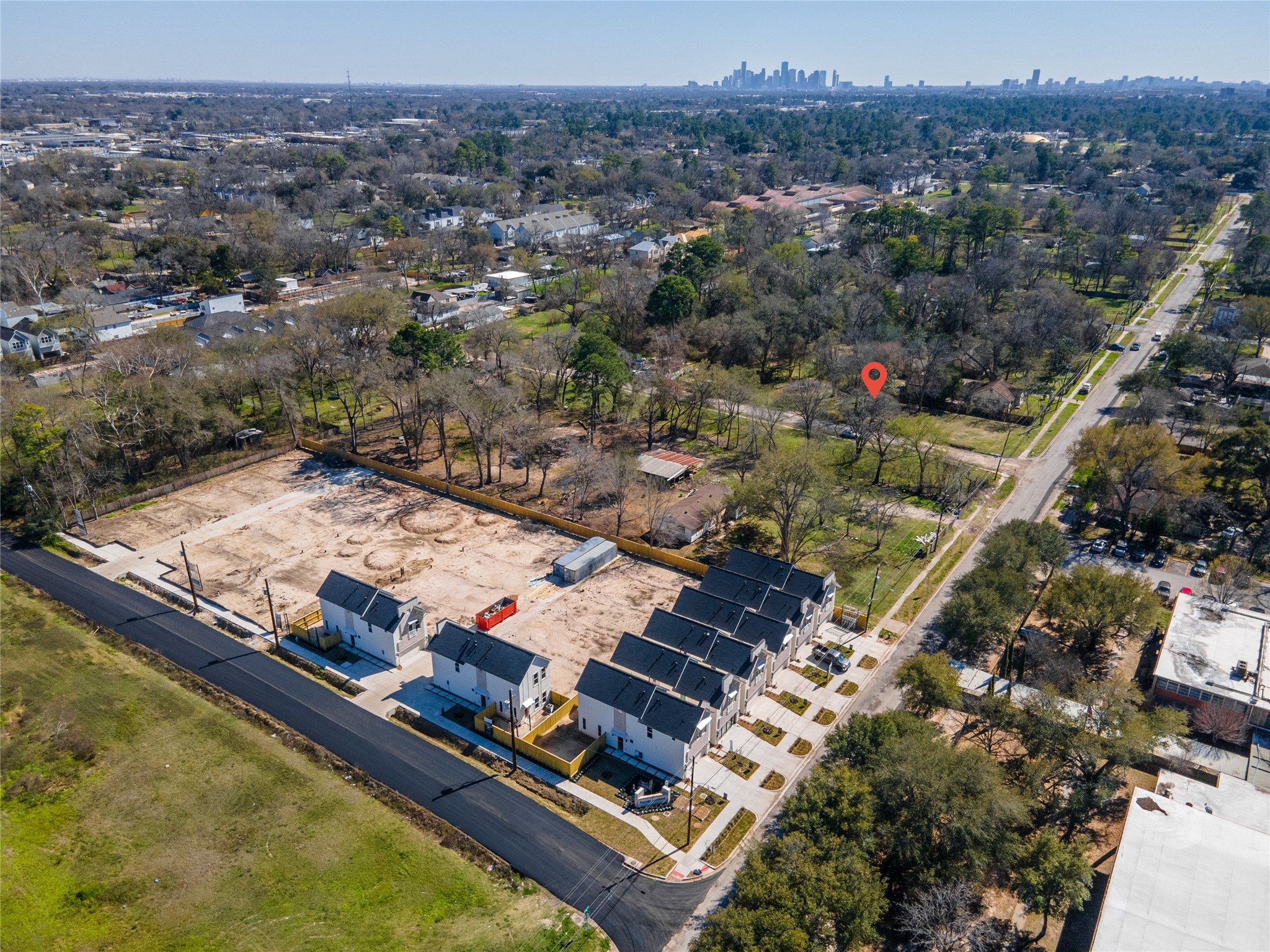 5922 Knox Street Houston, TX 77091 - Photo 8 of 10 an aerial view of residential houses with outdoor space
