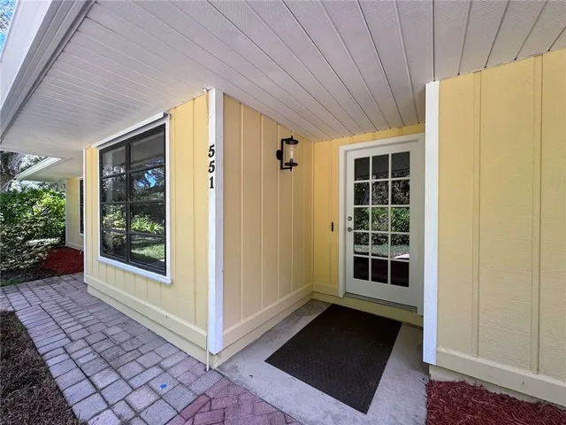 a view of front door