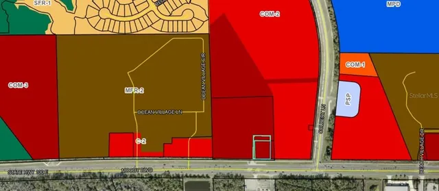 a view of swimming pool with red