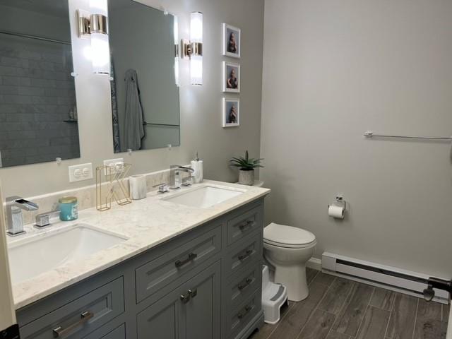 207 Forest Ridge Road Indiana, PA 15701 - Photo 16 of 25 a bathroom with a sink toilet and a mirror