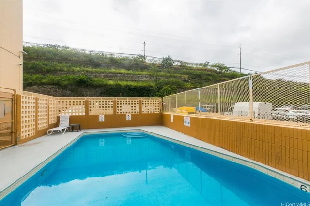 a view of outdoor space with swimming pool