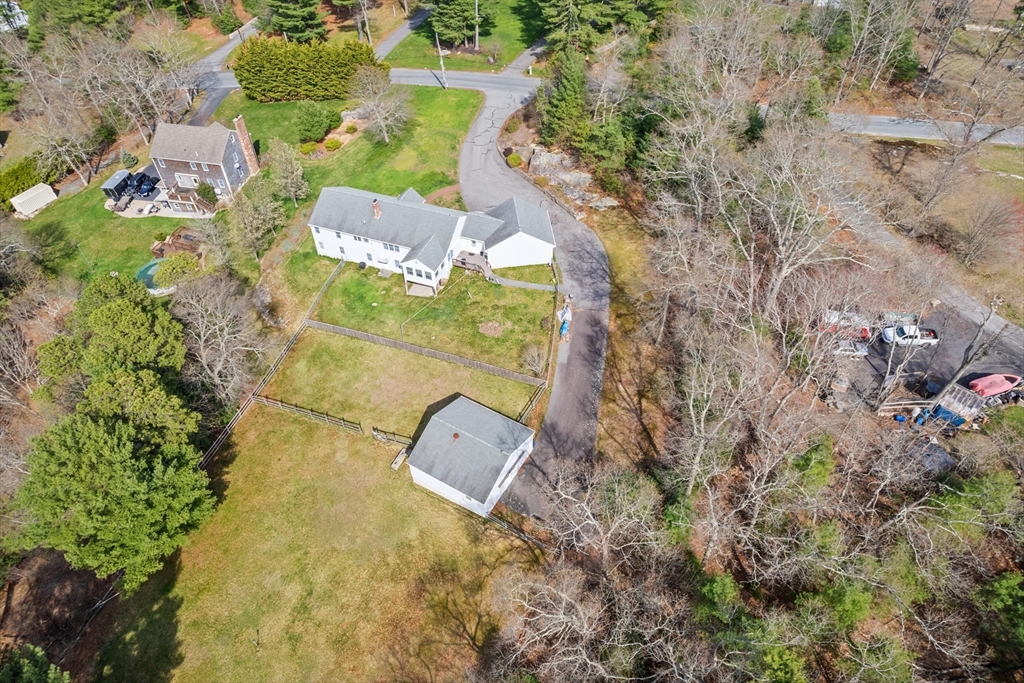 36 High Street Freetown, MA 02702 - Photo 4 of 42 an aerial view of residential house with outdoor space