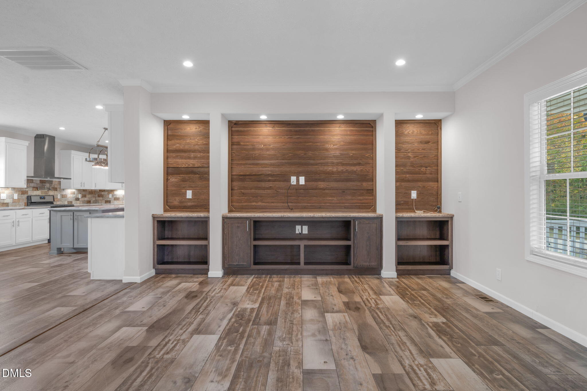 748 Gum Swamp Road Four Oaks, NC 27524 - Photo 4 of 43 a view of kitchen with wooden floor and electronic appliances