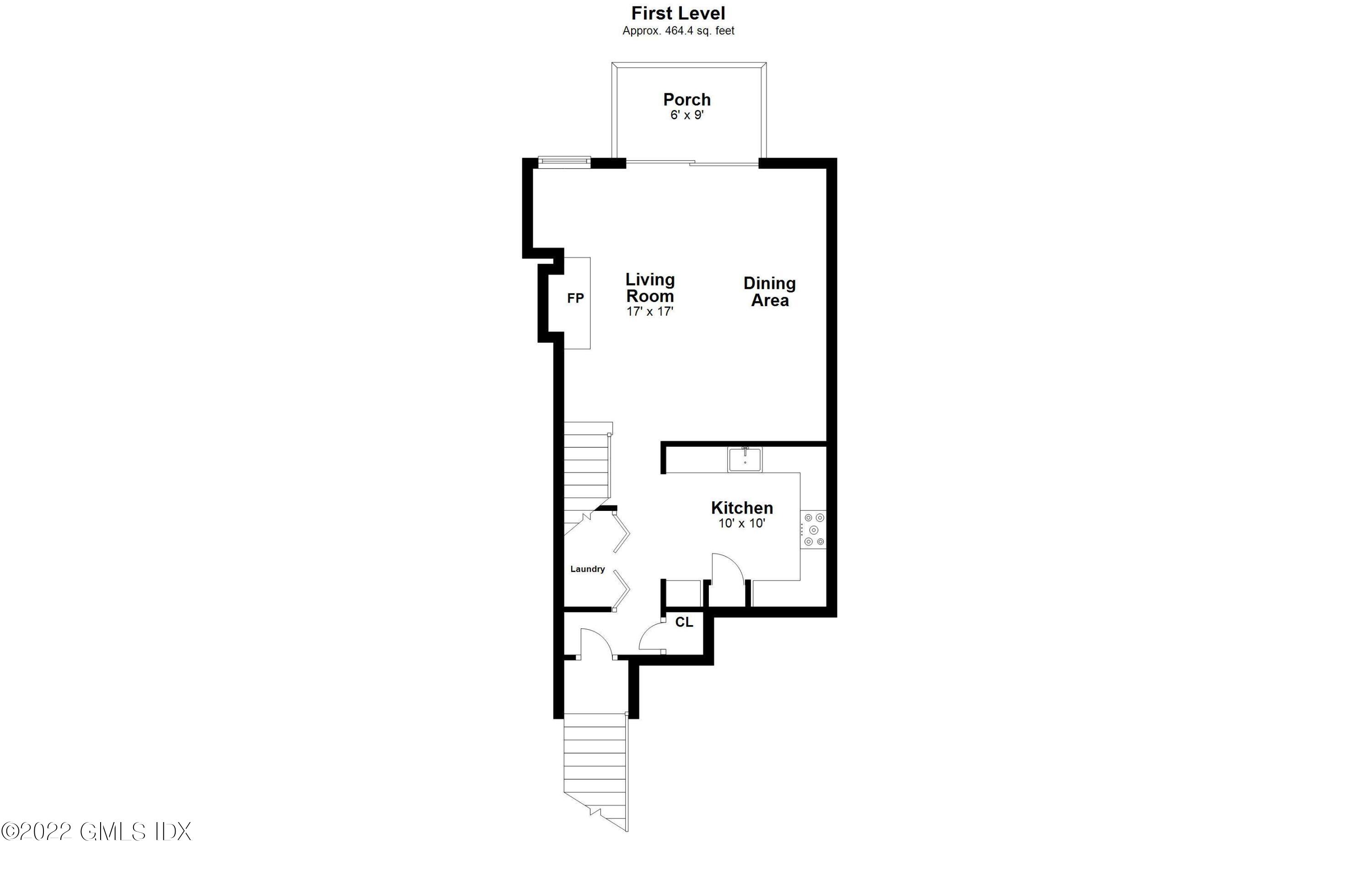 9 River Road, Unit 406 Cos Cob, CT 06807 - Photo 22 of 23 a picture of a floor plan