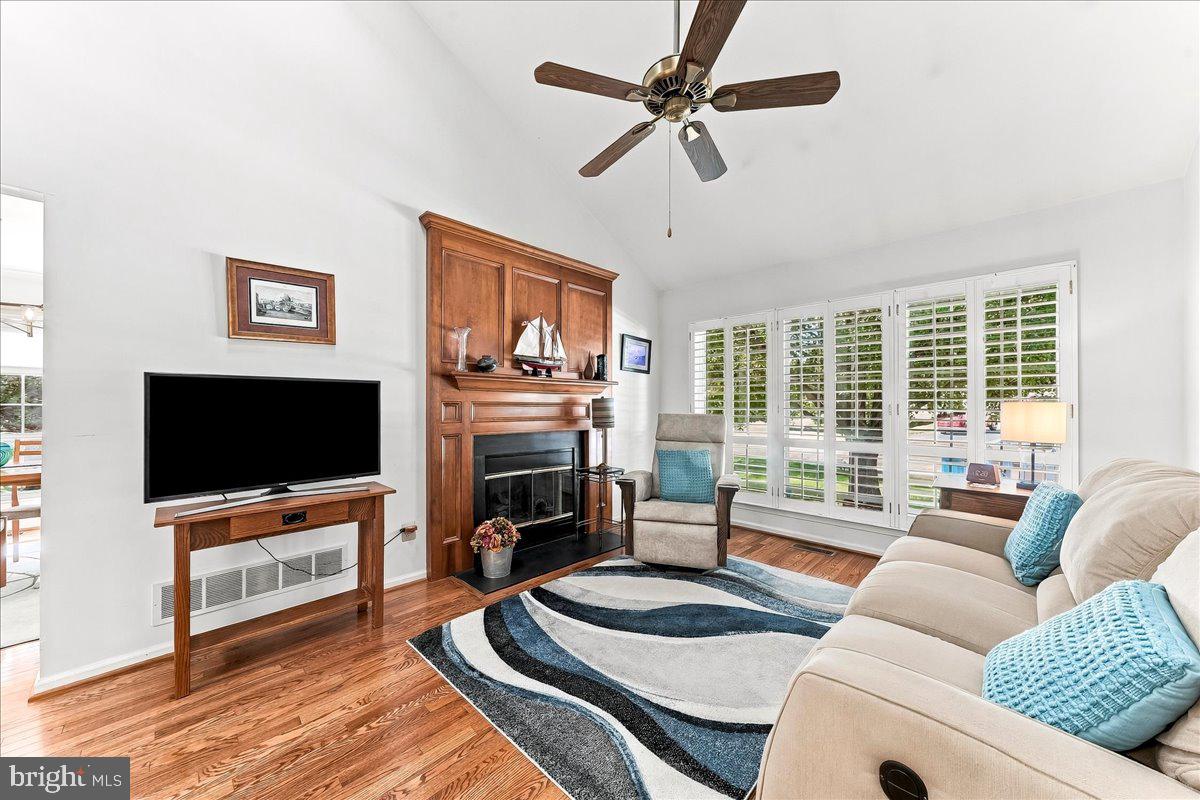 250 Avonwood Road Kennett Square, PA 19348 - Photo 12 of 37 Family room with fireplace and wall of windows!