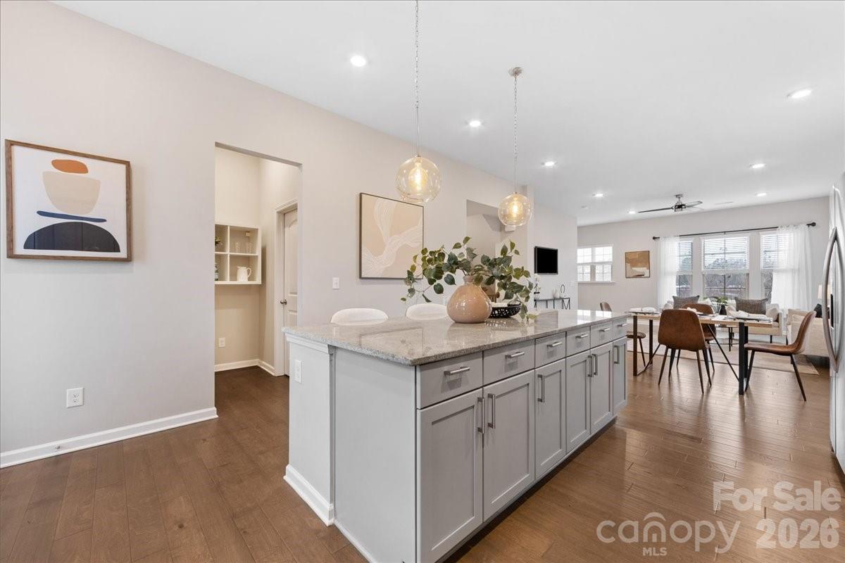 9205 Bluefield Street Charlotte, NC 28273 - Photo 20 of 48 a kitchen with lots of counter space and a sink