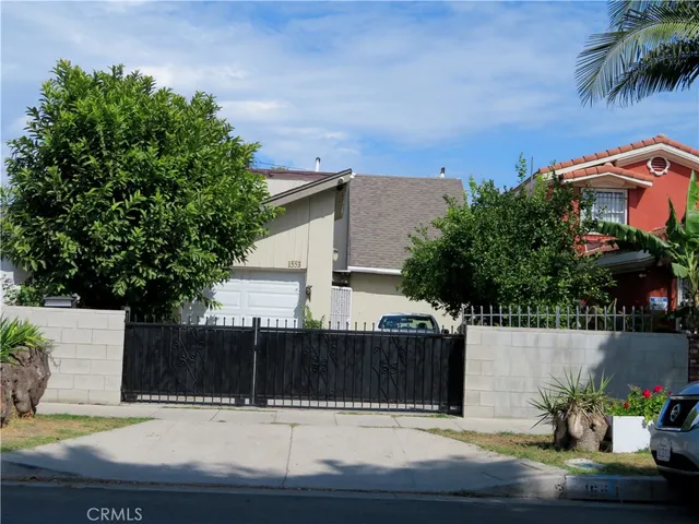 a view of a house with a patio
