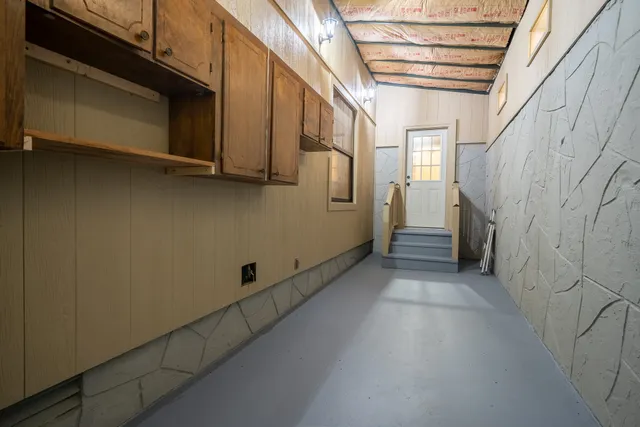 a view of a storage & utility room