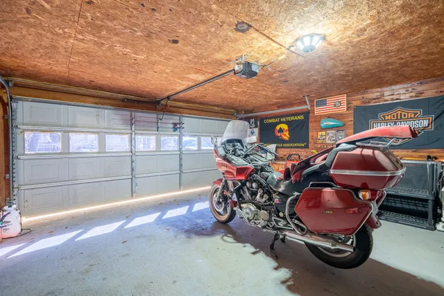 a room with furniture