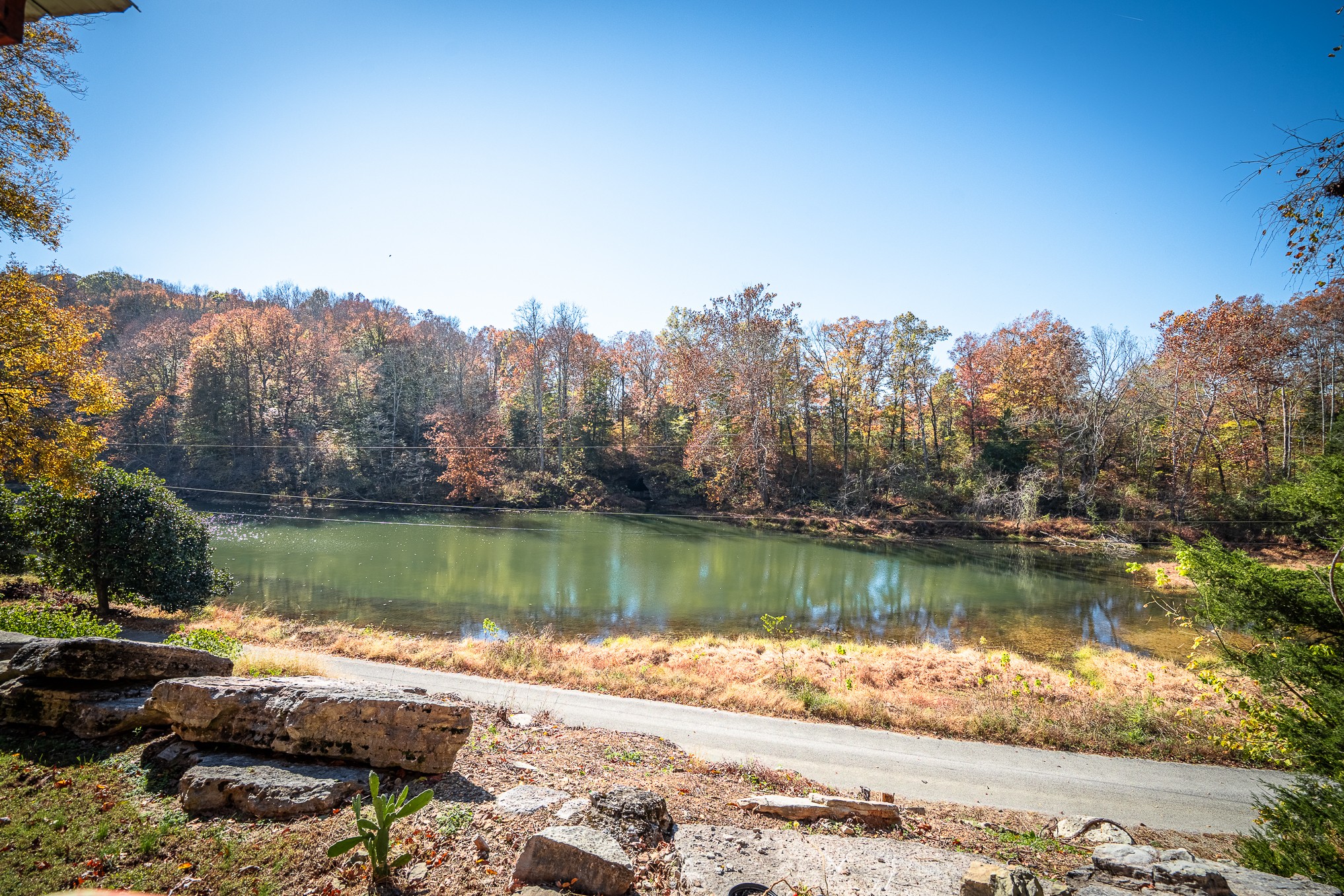 999 Rainbow Lake Road Waynesboro, TN 38485 - Photo 40 of 44 a view of a lake with trees by side of it