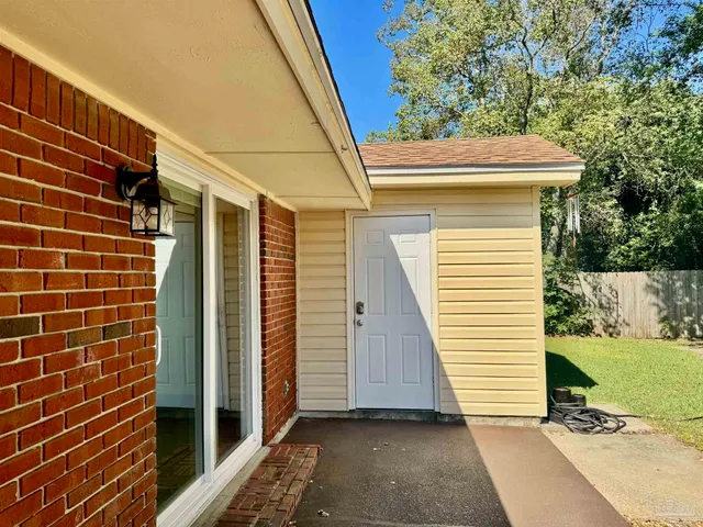 a view of outdoor space and deck