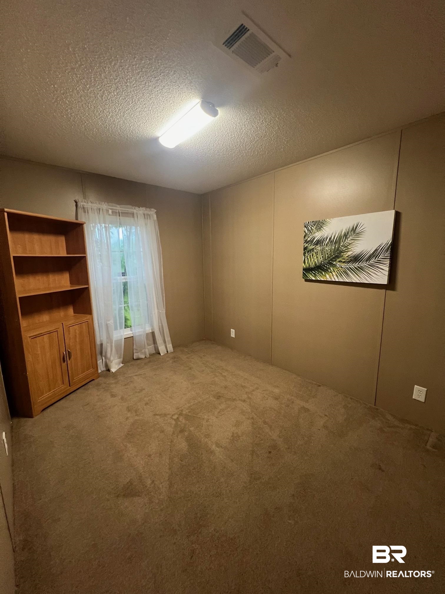 1985 Ridgewood Drive South Lillian, AL 36549 - Photo 11 of 40 Interior space with a textured ceiling and carpet floors