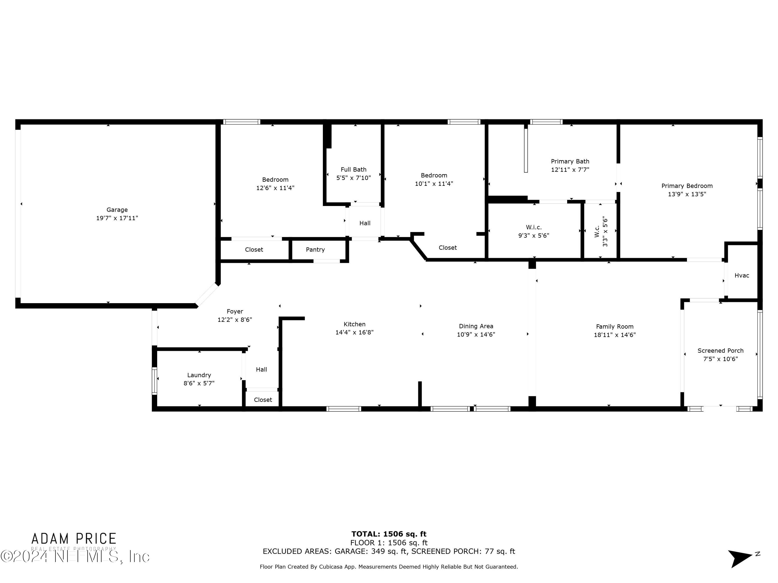 110 Foxcross Avenue St. Augustine, FL 32092 - Photo 49 of 49 Floor Plan